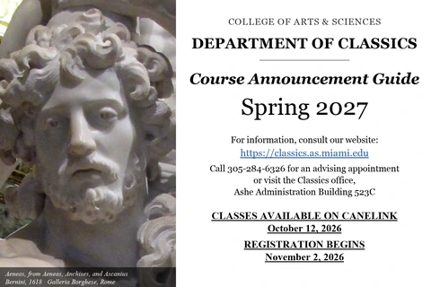 Classics Spring 2027